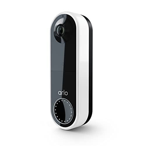 Arlo Essential Video Doorbell - HD Video, 180° View, Night Vision, 2 Way Audio, Direct to Wi-Fi No Hub Needed, Wire Free or Wired, White - AVD2001 #1