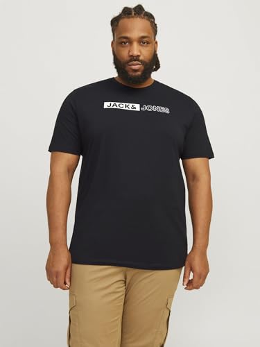 Jack & Jones Herren Jjecorp Logo Tee Play O-n Noos Pls T-Shirt, Black/Print:Play 5,5XL – Ansicht 2