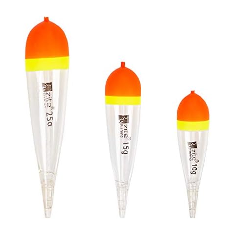 Zite Fishing Raubfisch-Posen Set 3 Stück Klar Cover