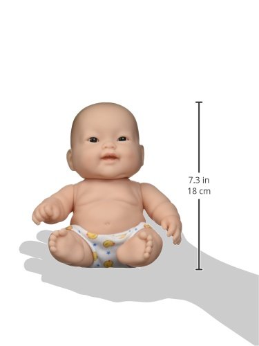 Muñeca Bebé asiática de 10 pulgadas miniatura 3