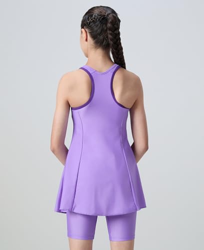 Image of Speedo Girl's Endurance 10 Racerback Swimdress with Boyleg