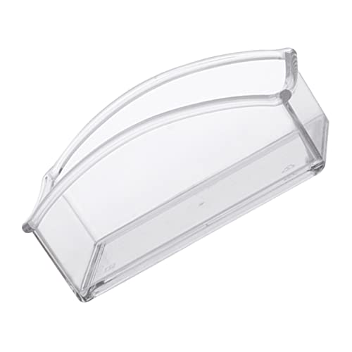 Ciieeo Acrylic Transparent Tea Bag and Sugar Packets Organizer Box for Home Office and Coffee Shops Clear Storage for Tea Bags Coffee and Items