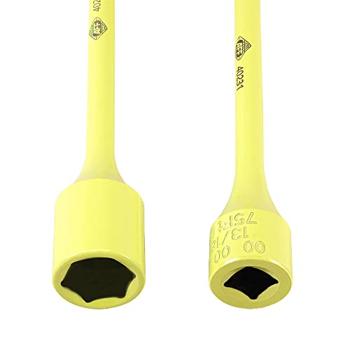 Image of AFF Torque Limited Socket, 1 /2 inch Drive, 13 /16 inch, 75 ft /lbs, Neon Green, 40231