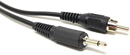 Maincore 2m long 2pin Mono 3.5mm to RCA Single Plug Audio Coax Cable Lead/Nickel Connectors (2m)