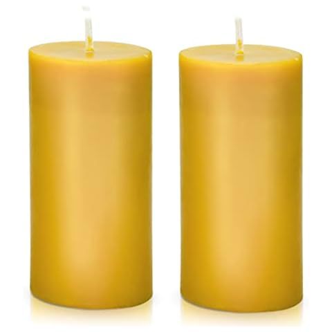 DEYBBY Large Beeswax Pillar Candle Cover