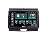 Autoradio für Den Schwarzen Ford Ranger Mit LCD-Monitor Android GPS Bluetooth WiFi USB DAB+ Touchscreen 9 8core Carplay AndroidAuto