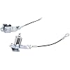 Brock Replacement Tailgate Handle with Bezel Latch Cable & Hardware Kit Compatible with 1988-2002 C/K Fleetside Stye Old Body Pickup Truck