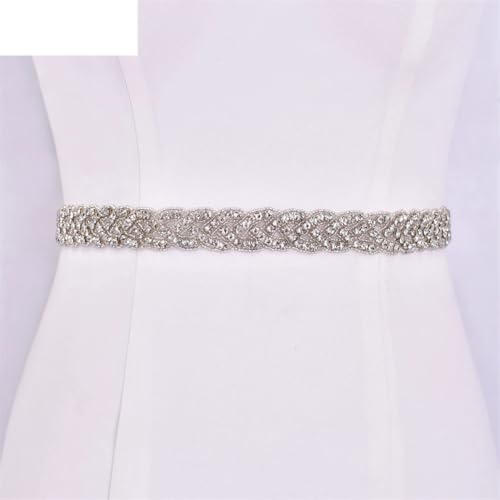 Wedding Bridal Sash Ribbon Rhinestones Belts For Formal Dress Belt Applique Accessories4