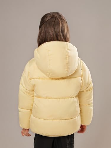 maoo garden Little Girls Boys Winter Jacket 4-7 Years Toddler Kids Puffer Fleece Lined Lightweight Water-Resistant Coat3