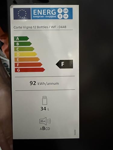 Wintem, Weinregal für 8 bis 18 Flaschen und doppelter Kühlzone, Mini-Kühlschrank-Bar für Wein und Getränke Schwarz