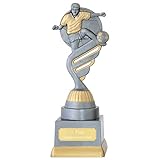 Druckspezialist Pokal Fußball RONNO Soccer Ball mit Gravur (Größe L - 19 cm)