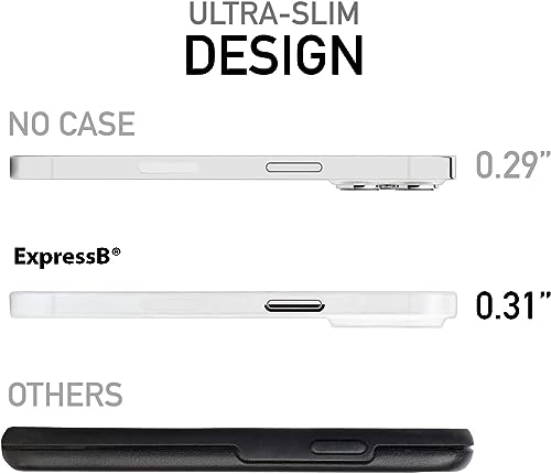 Image of ExpressB Back Cover for iPhone 15 Plus | Minimal Protect | Ultra Thin Anti Scratch Matte Finish Case for iPhone 15 Plus (White)