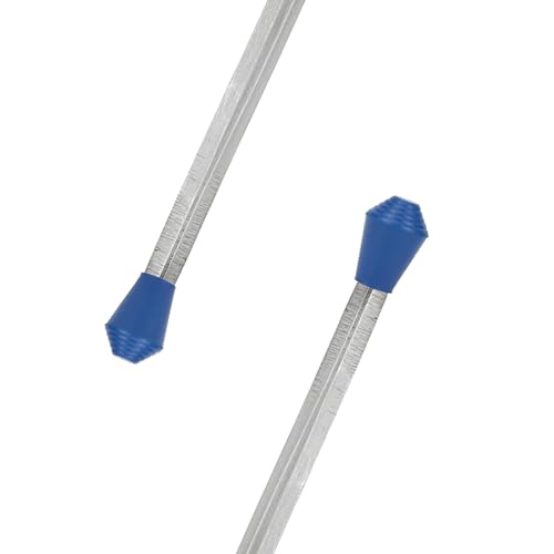 FEFOSAEP Fencing Practice Sword Foil/Epee Tips - Rubber Foil/Epee Tips for Practice Blades only (Pack of 10) (Blue-Epee)