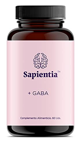 Vitamínicos, Sapientia + GABA - Valeriana, Gluconato de Magnesio, Melisa, L-Teanina, Pasiflora, Complejo B - Suplemento Alimenticio 100% Natural