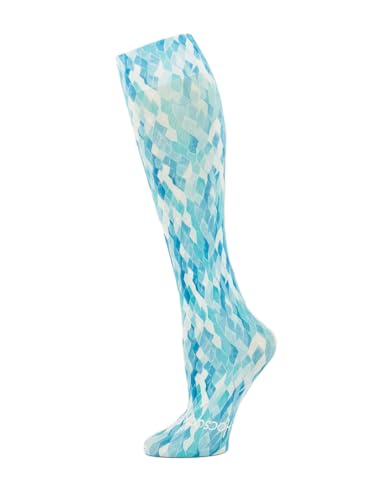 Hocsocx Blue Ice Socks Performance Liner Moisture-Wicking Protection for Field Hockey, Ice Hockey, Lacrosse, and Soccer