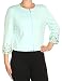 Anne Klein Women's Clear Water Embellished-Sleeve Jacket