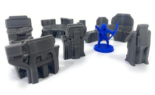 LM3D Terminales y Consolas de Control, 7 Piezas, Escenografía