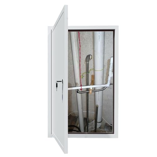 Pannello di accesso ignifugo per cartongesso, 250 x 600 mm, 300 x 300 mm, 700 x 700 mm, design durevole e sicuro per albero di servizio, uso del bagno