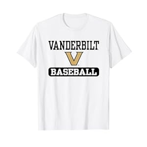 Vanderbilt Commodores Baseball Logo Officially Licensed T-Shirt