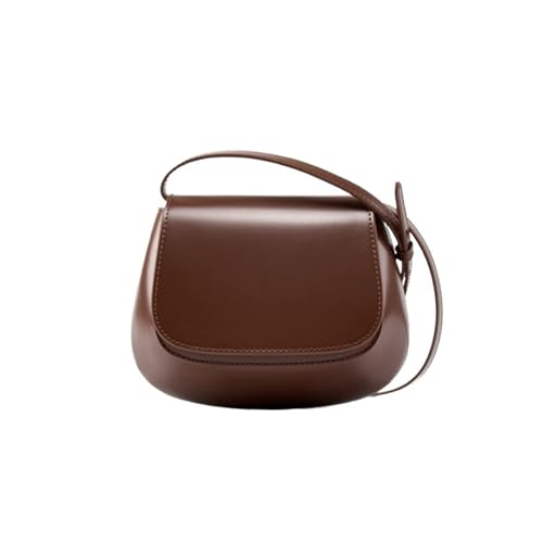 Sac de selle en cuir classique pour femme un sac à main d'épaule élégant