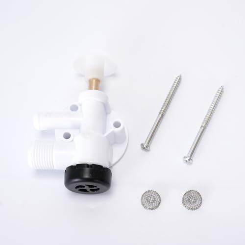 Image of Upgraded RV Toilet Water Valve Assembly Kit 385314349 for Dometic, Sealand, Traveler and VacuFlush Pedal-flush Toilet