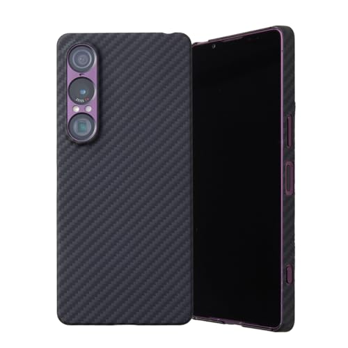 Coque Xperia 1 VII ultra fine Deff : protection plume en fibre aramide Kevlar noir