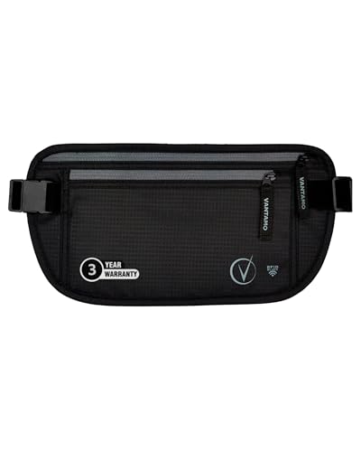 Vantamo Hidden Money Belt For Extra Safety, RFID Protected Ultra-Thin