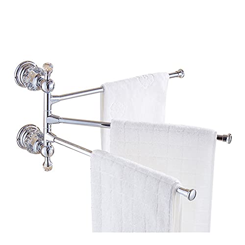 Porte-serviettes rotatif pour sécher vos draps de bain sans encombrer