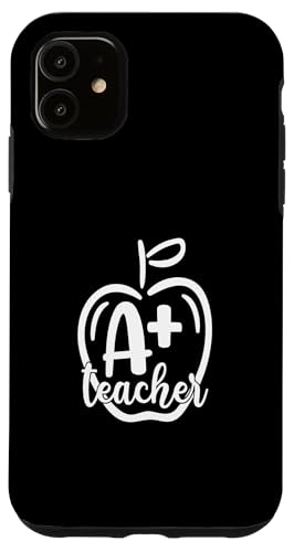 Ya en manzanajugosa.com: Carcasa para iPhone 11 A+Profesor Funny Apple Escuela Educación Enseñanza