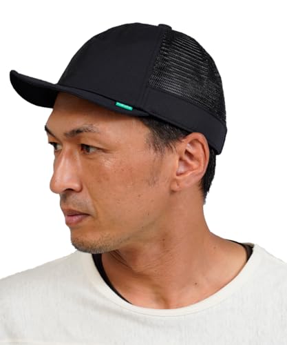 [ナコタ] BALL HIKE MESH CAP ロクヨンクロス 帽子 メッシュ キャップ アンパイアキャップ 撥水 XL ブラック