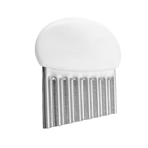 MAGICLULU Tagliaverdure Ondulato Acciaio Inossidabile Utensile Multifunzionale per Affettare e Cipolle Facile da Usare Cucina Ergonomico per Presa