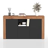 ORGANIZZAZIONE EFFICIENTE: Dotato di 3 ante e 1 vano a giorno che offrono abbondante spazio per organizzare e valorizzare oggetti di design