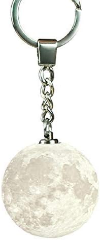 IDEAcone LED Moon Light Keychain, 3D Printing Key Chain, Car Key Chain