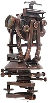 Brass Theodolite 10" - Vintage Nautical Instrument - Copper Antique Theodolite