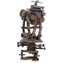 Brass Theodolite 10" - Vintage Nautical Instrument - Copper Antique Theodolite