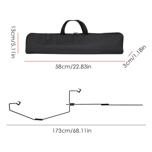 Support de lanterne de camping pliable et piquet en fer robuste - 6