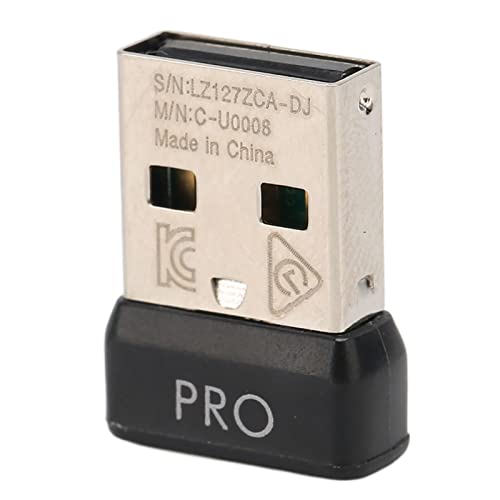 ASHATA Récepteur USB Unifying, Récepteur de Souris USB sans Fil 2,4 GHz pour G Pro, Facile à...