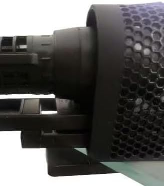 Close-up of the Cross-flow HG070-18w Anemone and Fish Guard on a pump