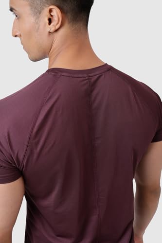Image of FUAARK Men Solid Round Neck Slim Fit Tshirt