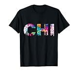 CHI Illinois Skyline Color Paint Splash Rainbow Chicago City T-Shirt