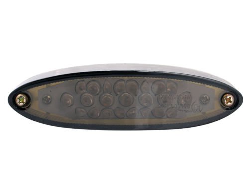 Perfectech Motorcycle Atv Smoke Lens Red Led Tail Brake Light For Yamaha Banshee Warrior Yfz Wr Xt #TOP2