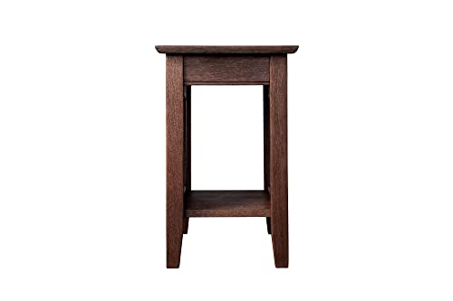 Nantucket Chair Side Table With Charger Burnt Amber #TOP4