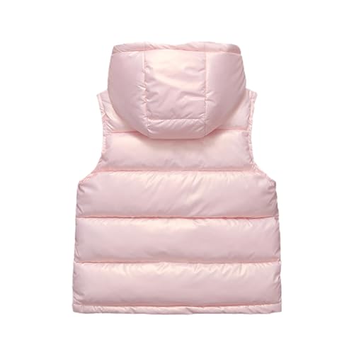 Girls Puffer Vest Kids Boys Quilted Sleeveless Removable Hooded Jackets Winter Warm Zip Up Puffy Down Waistcoat2