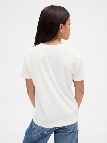 Image of Gap Girls Short Sleeve Logo Tee T-Shirt