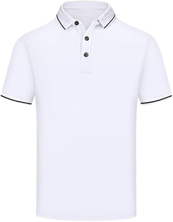 JSEIAJB Men Business Casual Short Sleeves Thin Cotton T-Shirt Fashion Breathable Quick Drying Versatile Vest