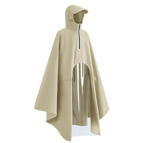 MSINMINW Poncho de chuva para bicicleta, reutilizável redondo sco...