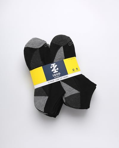 IZOD Men's Low Cut Socks - 12 Pack Athletic No Show Socks for Men (6-12.5)2