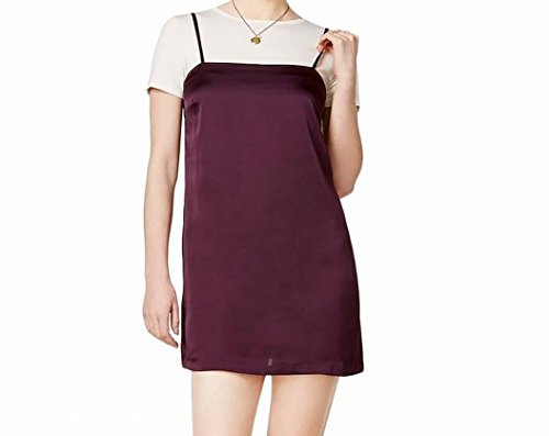 Vestido kensie de manga corta morado ideal para tardes de terraza y paseos