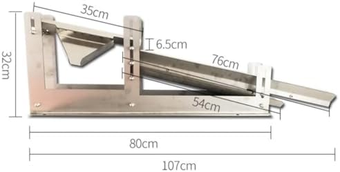 Chicken Yolk Protein Separator, Stainless Steel Separation Machine for Eggs, 500-800 Pieces/H Output, Adjustable Height and Separation Gap, Ideal for Home Kitchen