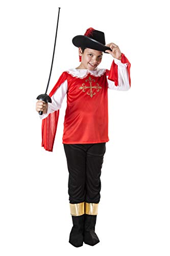 Costumizate! Disfraz de Mosquetero talla 10-12 especial para niños fiestas de disfraces o carnaval